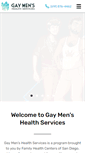 Mobile Screenshot of gaymenshealth.org